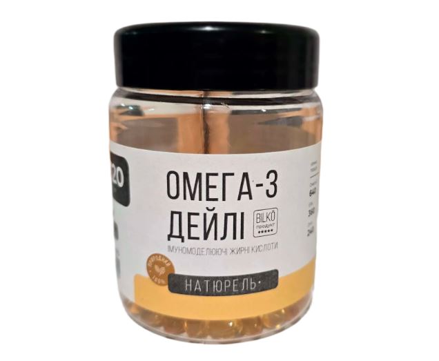Омега-3 Daily Bilko 120 капсул